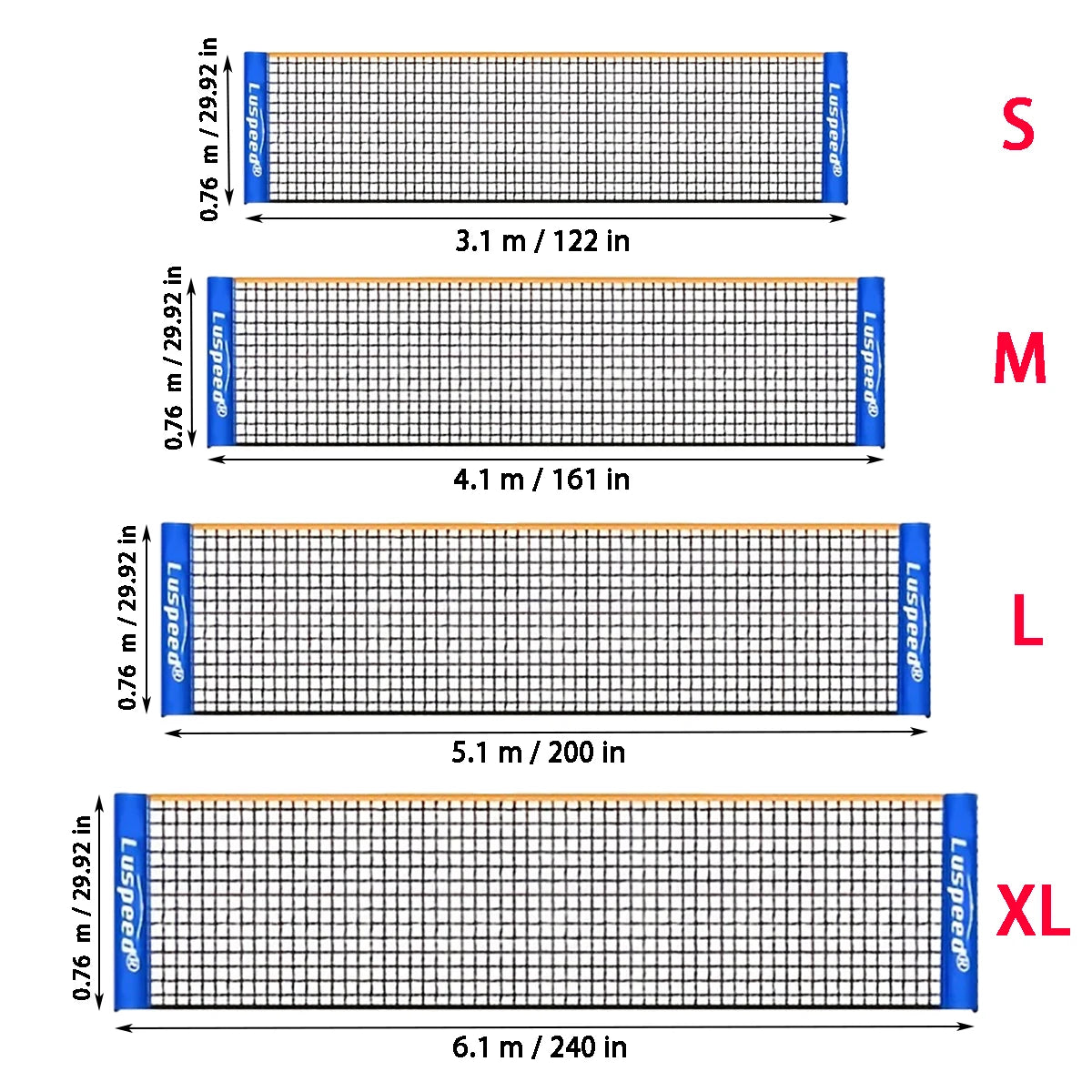 Pro-Grade Multi-Sport Replacement Net