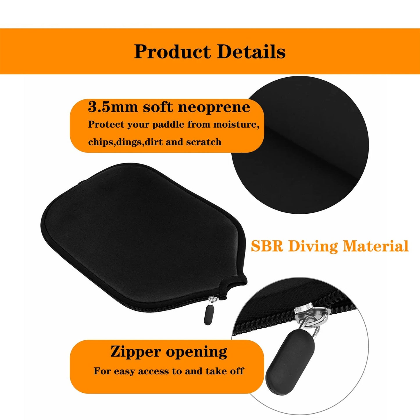 Pro-Grade Universal Pickleball Paddle Sleeve